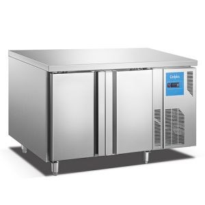 BD15L2F Bakery Counter Chiller 2 Solid Door Refrigeration Under Counter Chiller And Freezer Top For Dough Cake Bread