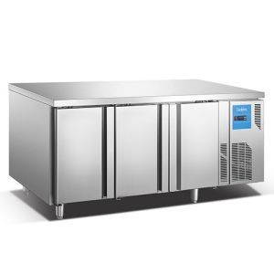 BD20L3F Hot Sale Commercial Bakery Counter Freezer 3 Solid Door Refrigeration for Dough Cake Bread