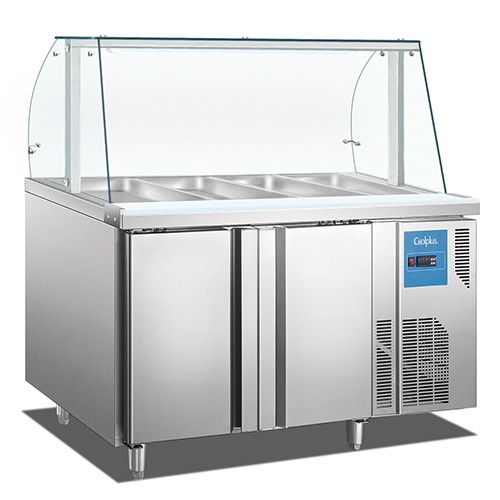 SDC12L2F Hot Sale Stainless Steel Salad Display Bar