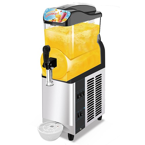 SM12 Commercial Slushy Machine, Stainless Steel Frozen Drink Maker With Powerful Compressor Efficient Cooling