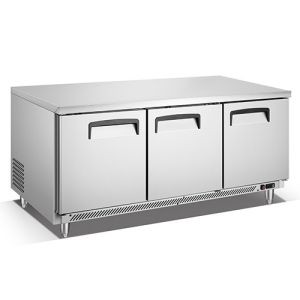 undercounter refrigerator commercial 3 door UC-72C-3